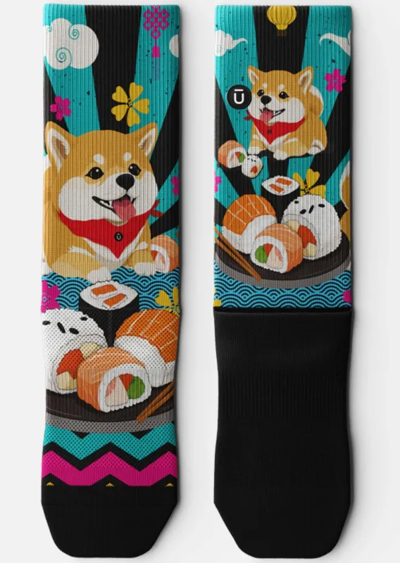 Outway Shiba Roll Crew Socks sold by Prfo