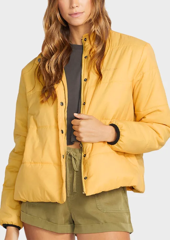 Volcom Women's Not Enuff Puff Jacket made by Volcom