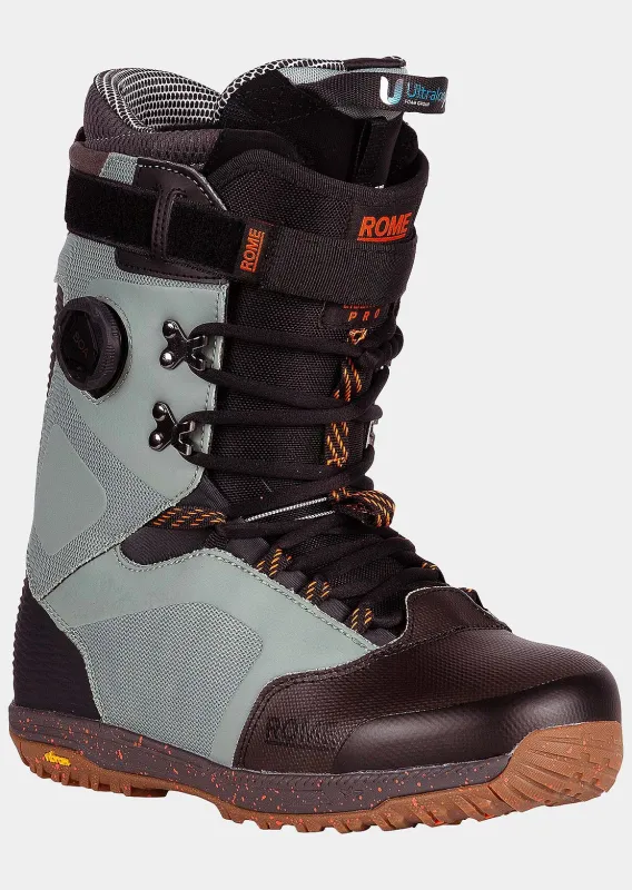 Rome Men's Libertine Hybrid Boa Snowboard Boots made by Prfo