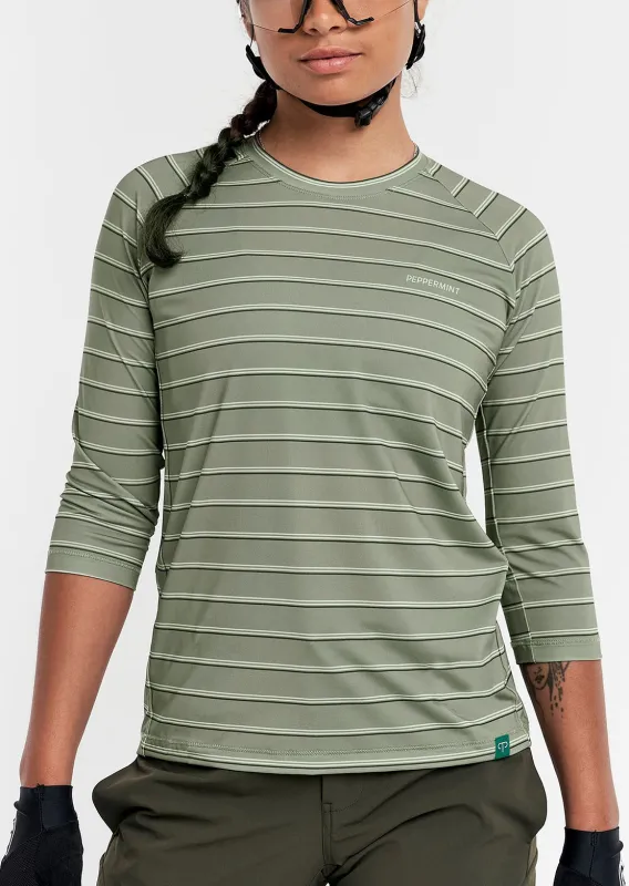 Peppermint Women's Trail 3/4 Jersey made by Peppermint