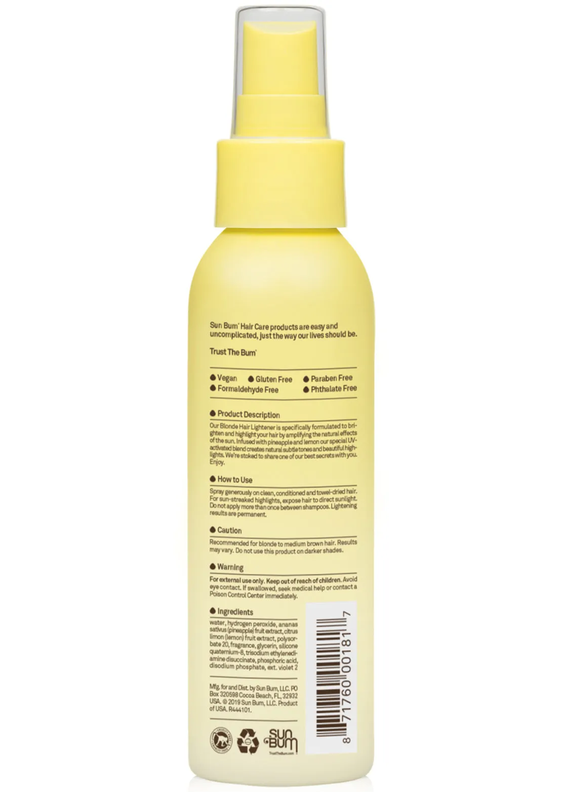 Sun Bum Blonde Hair Lightener sold by Prfo product image thumbnail 2