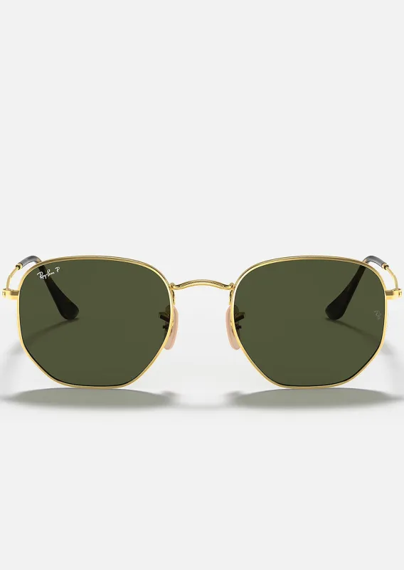 Ray-Ban Hexagonal Flat Lenses RB3548N Sunglasses made by Ray-Ban