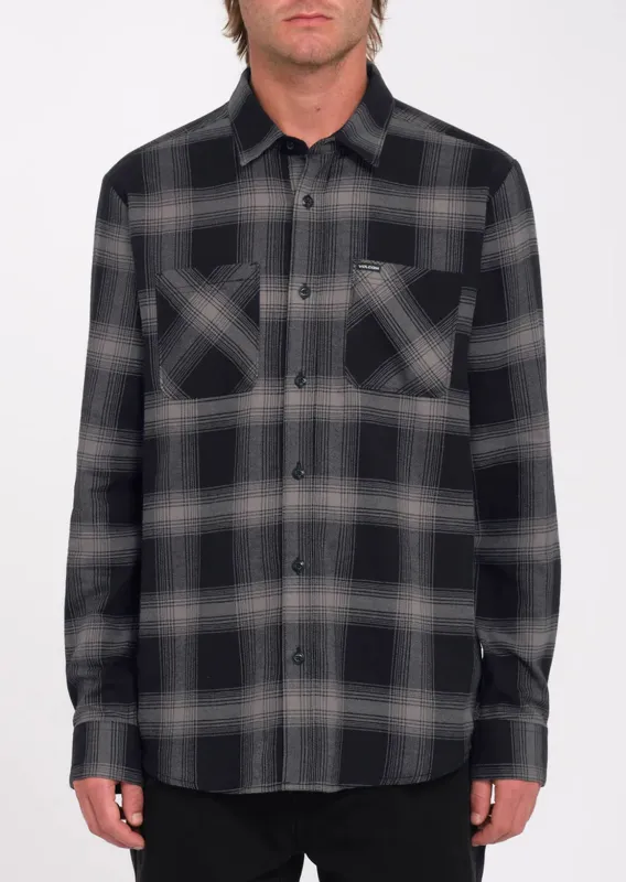 Volcom Men's Netastone Flannel Long Sleeve Button Up Shirt sold by Prfo