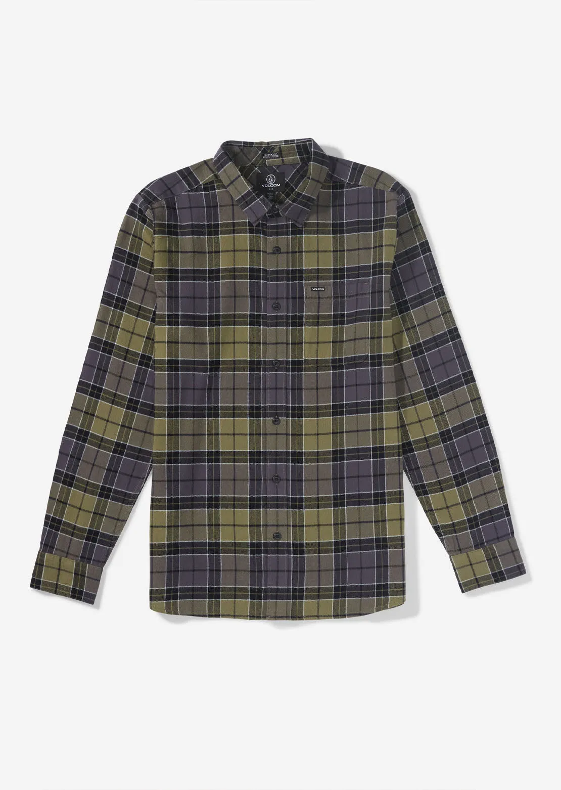 Volcom Men's Caden Plaid Long Sleeve Button Up Shirt sold by Prfo product image thumbnail 3