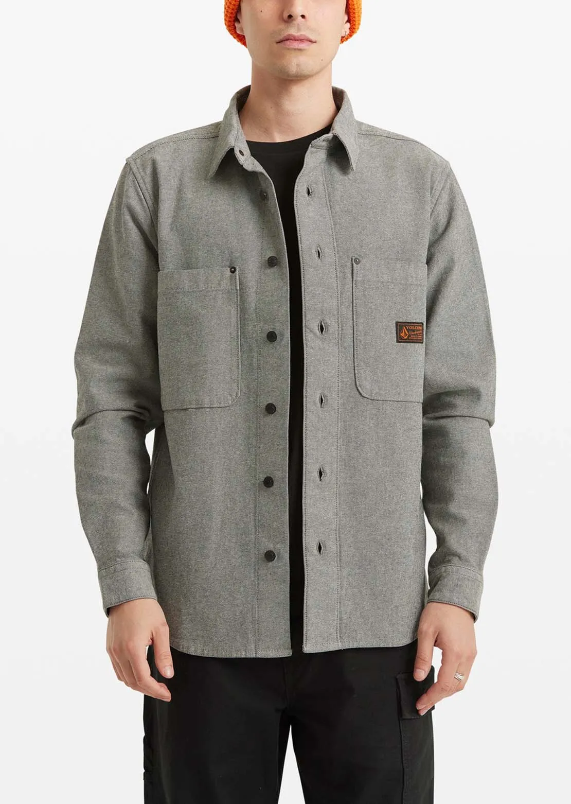 Volcom Men's Levelstone Long Sleeve Button Up Shirt sold by Prfo product image thumbnail 2