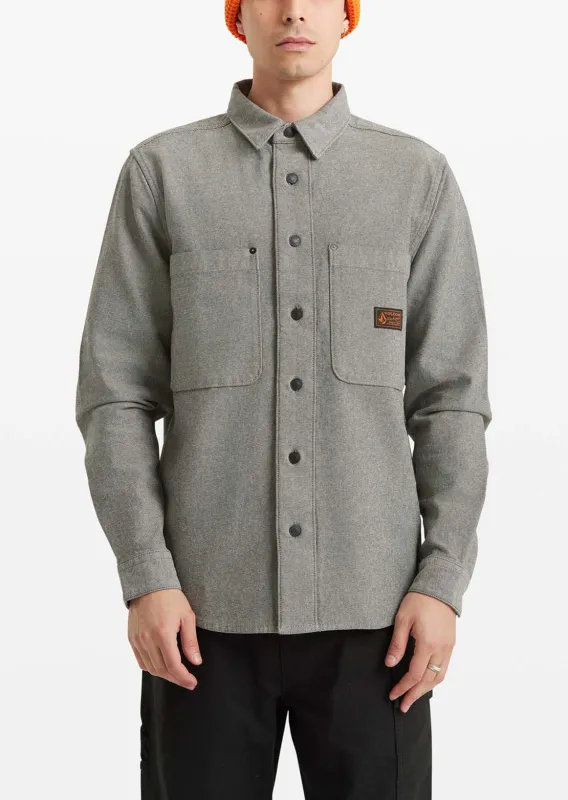 Volcom Men's Levelstone Long Sleeve Button Up Shirt sold by Prfo