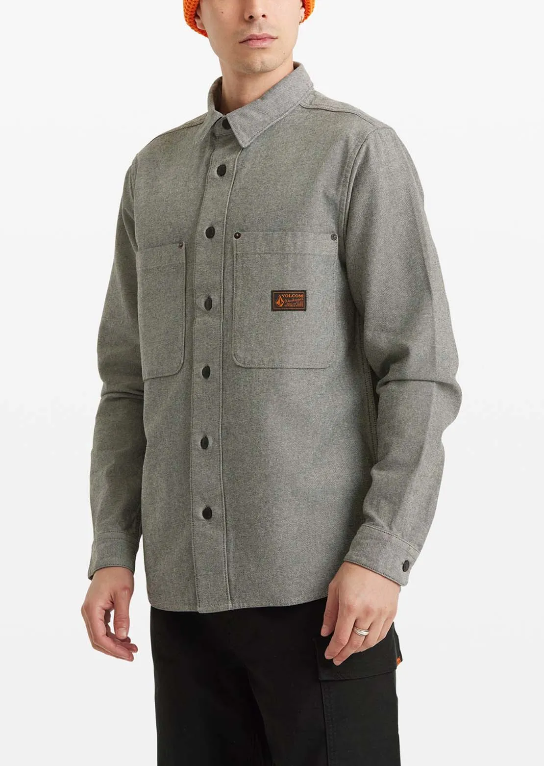 Volcom Men's Levelstone Long Sleeve Button Up Shirt sold by Prfo product image thumbnail 3