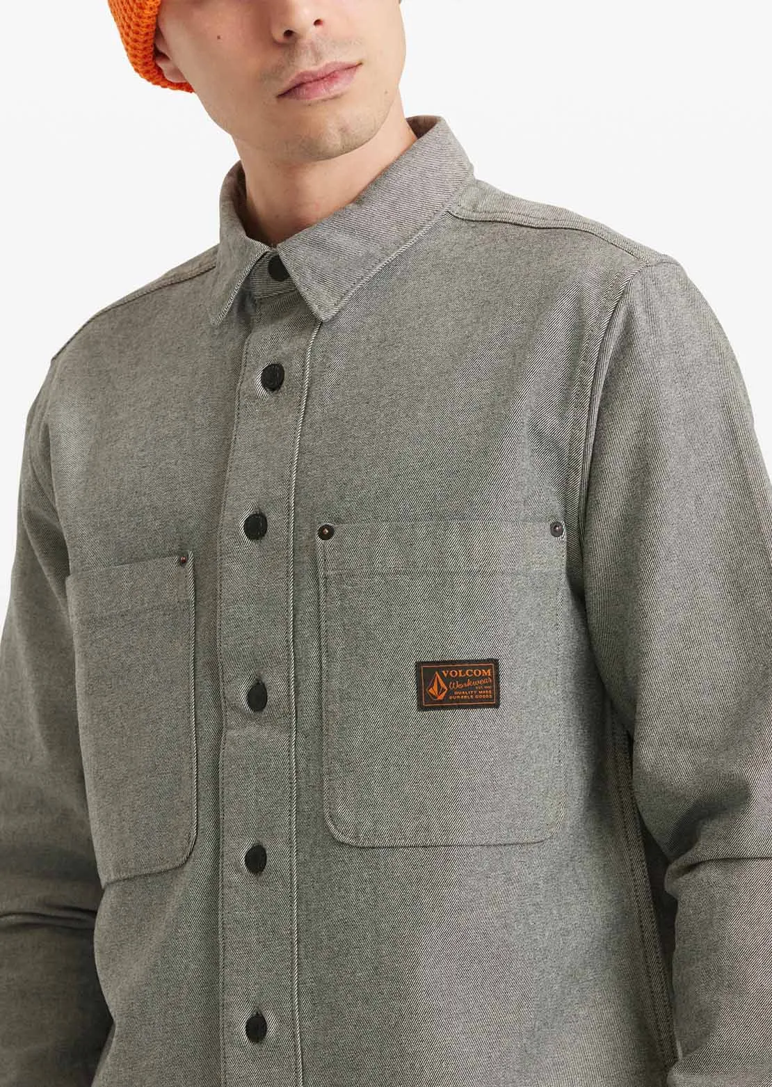 Volcom Men's Levelstone Long Sleeve Button Up Shirt sold by Prfo product image thumbnail 5