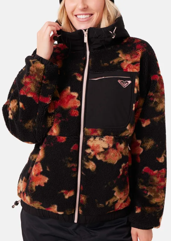 Roxy Women's Everest Full Zip Hooded Sherpa Jacket sold by Prfo