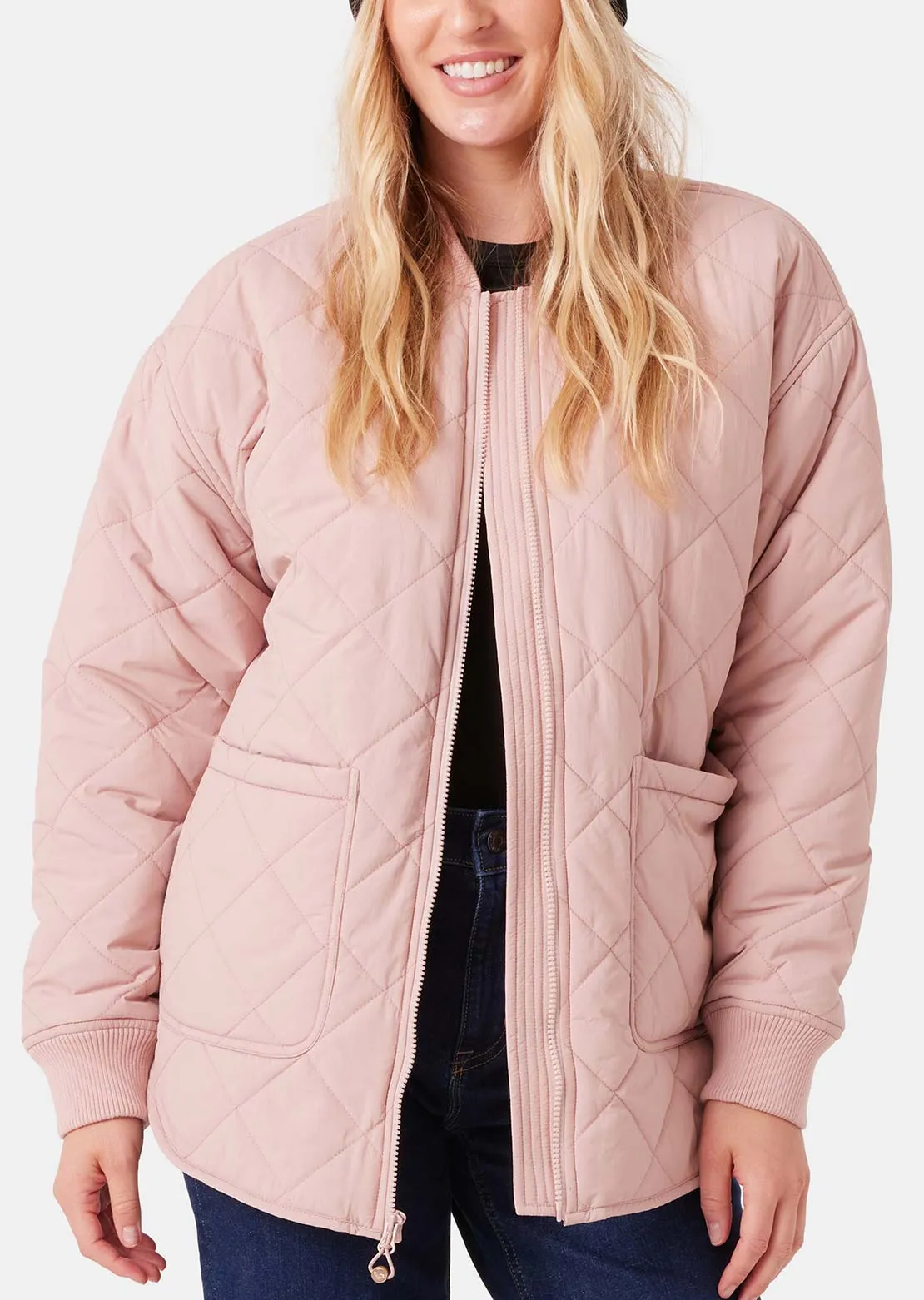 Roxy Women's Aurora Quilted Bomber Jacket sold by Prfo product image thumbnail 5