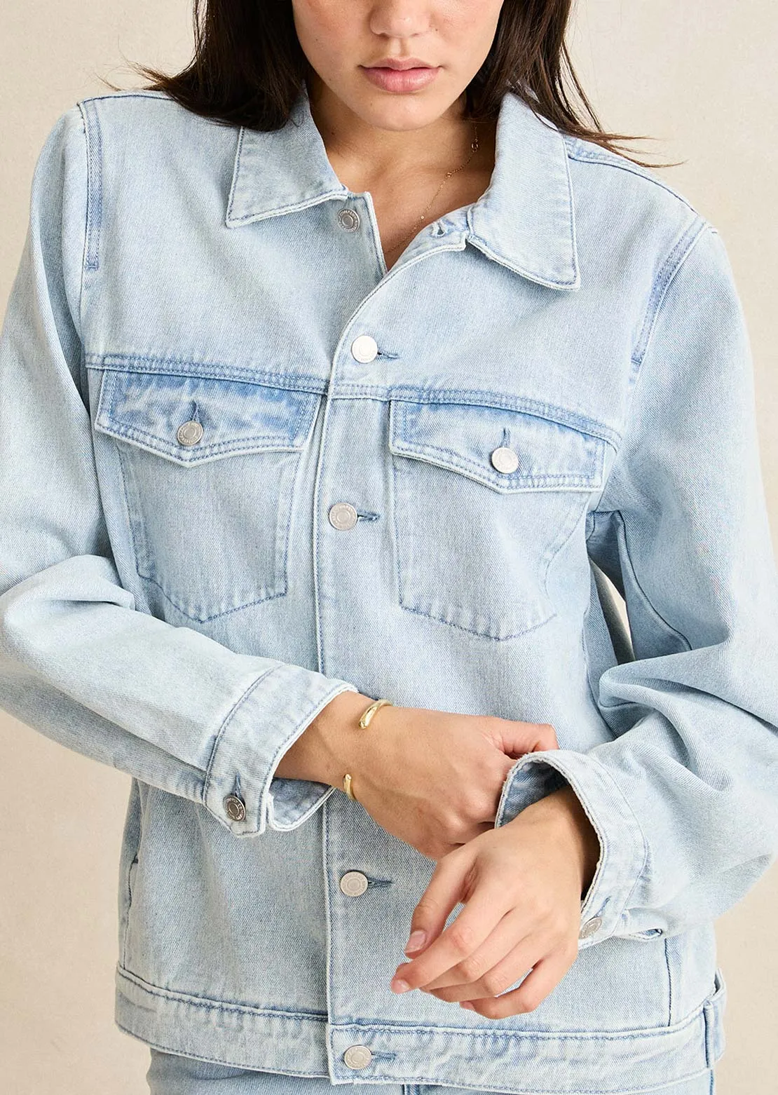 Rhythm Women's Wren Denim Jacket sold by Prfo product image thumbnail 4