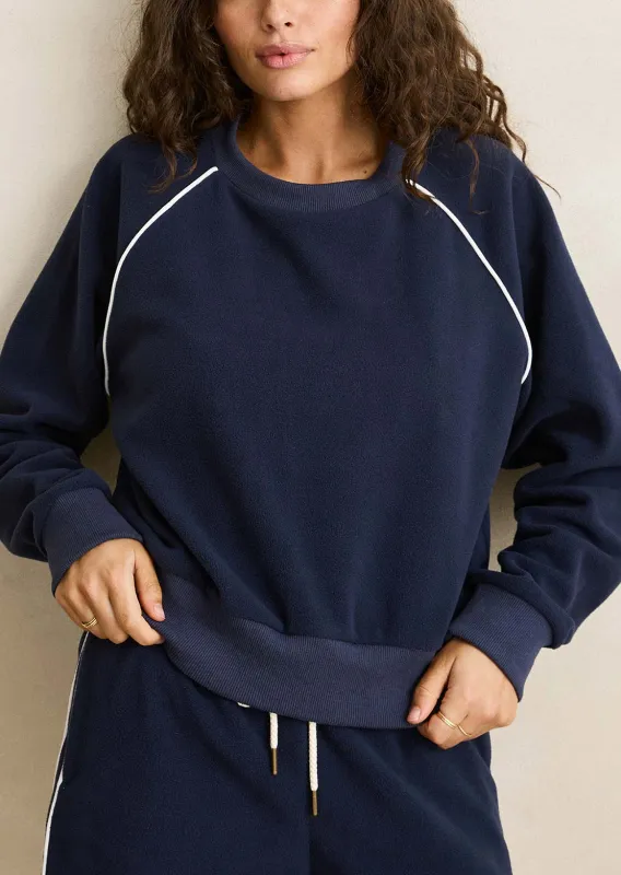 Rhythm Women's Pipe Polar Crewneck Fleece sold by Prfo