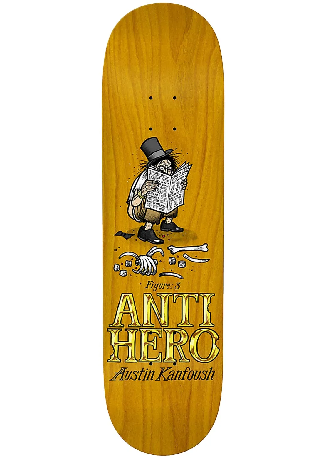 AntiHero Unisex Kanfoush Eat The Rich Skateboard Deck sold by Prfo