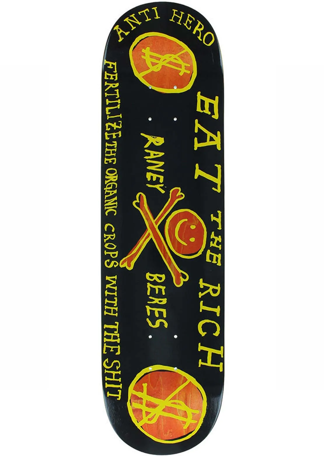 AntiHero Unisex Chapman Eat The Rich Skateboard Deck sold by Prfo