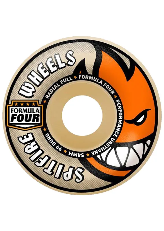 Spitfire Unisex F4 99 Radial Full Skateboard Wheels sold by Prfo