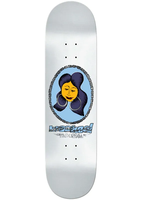Krooked Unisex Manderson Chain Frame Skateboard Deck made by Prfo