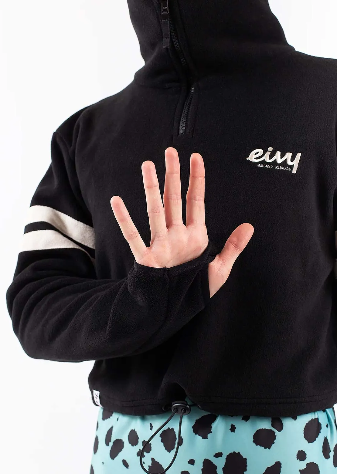 Eivy Women's Peg Zip Cropped Fleece sold by Prfo product image thumbnail 5