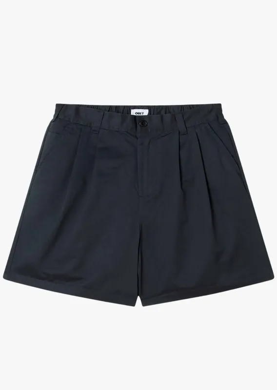 Obey Men's Foster Pleated Shorts made by Obey