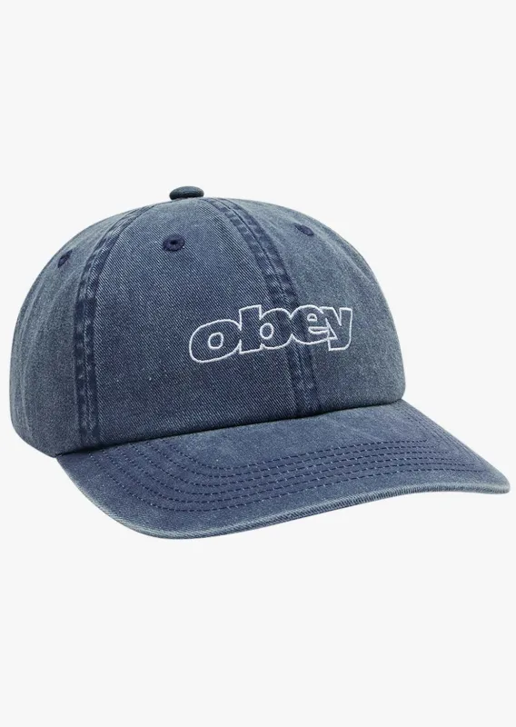 Obey Men's Pigment Slanted 6 Panel Strapback Cap sold by Prfo