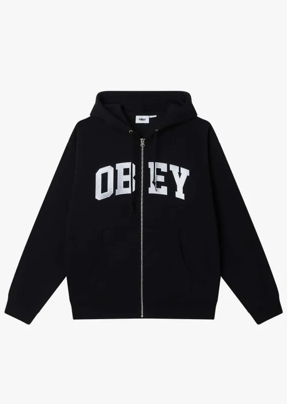 Obey Men's Collegiate Zip Hood made by Obey
