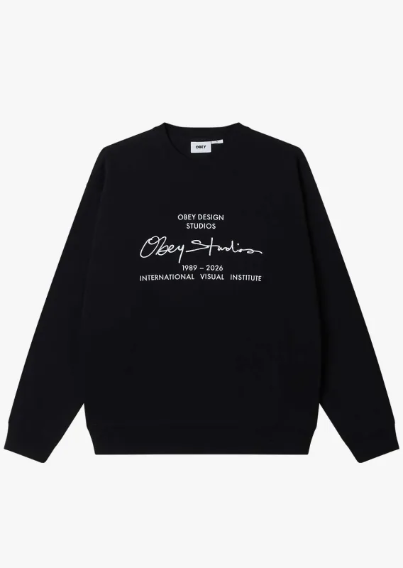 Obey Men's Signature Crew Sweatshirt sold by Prfo