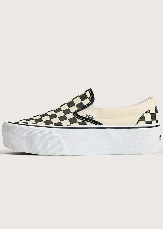 Vans Unisex Classic Slip-On Stackform Shoes made by Vans