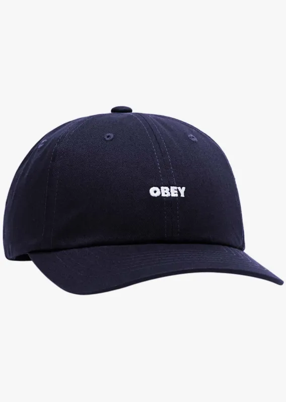 Obey Men's Bold Curve 6 Panel Strapback Cap sold by Prfo