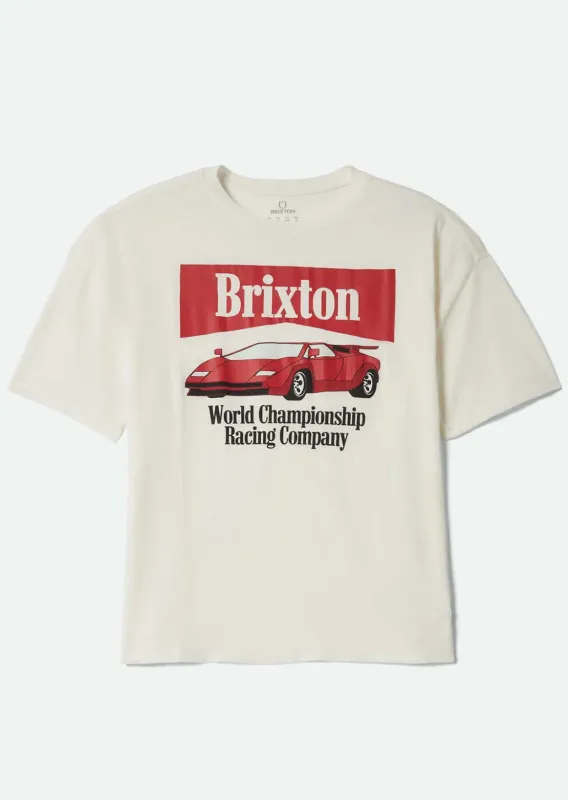Brixton Women's World Champion Oversized Boyfriend T-Shirt sold by Prfo