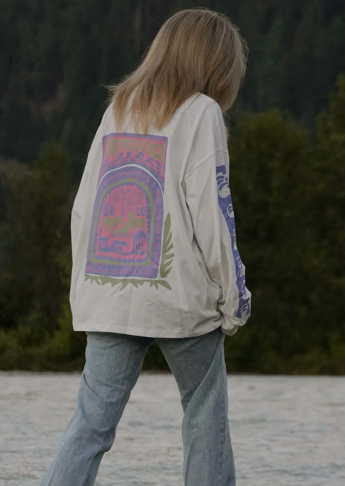 Notice The Reckless Women's Gecko Surf Co Long Sleeve sold by Prfo product image thumbnail 2