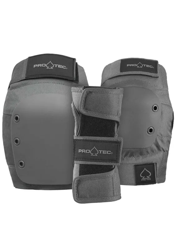 Pro-Tec Unisex Street Adult 3 Pack Pad Set made by Prfo