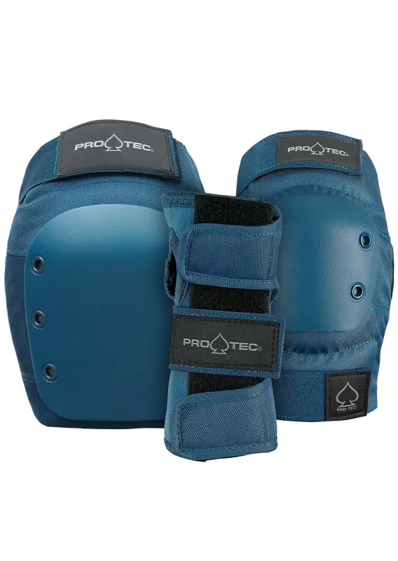 Pro-Tec Unisex Street Adult 3 Pack Pad Set made by Prfo
