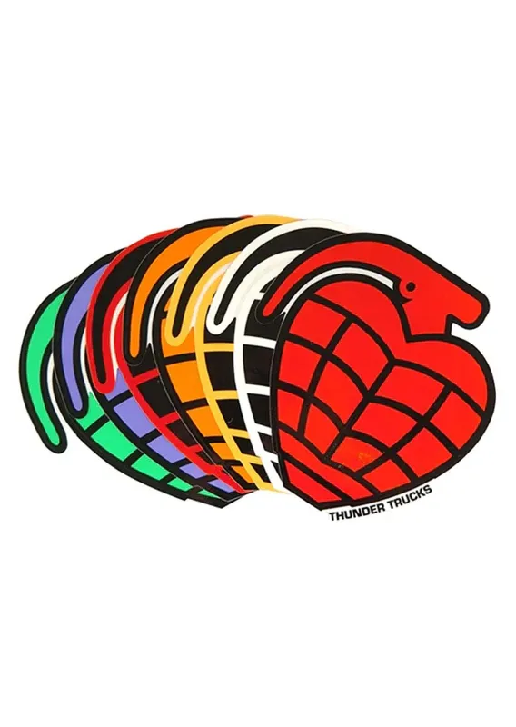 Thunder Unisex Grenade Di-Cut LG Sticker made by Prfo