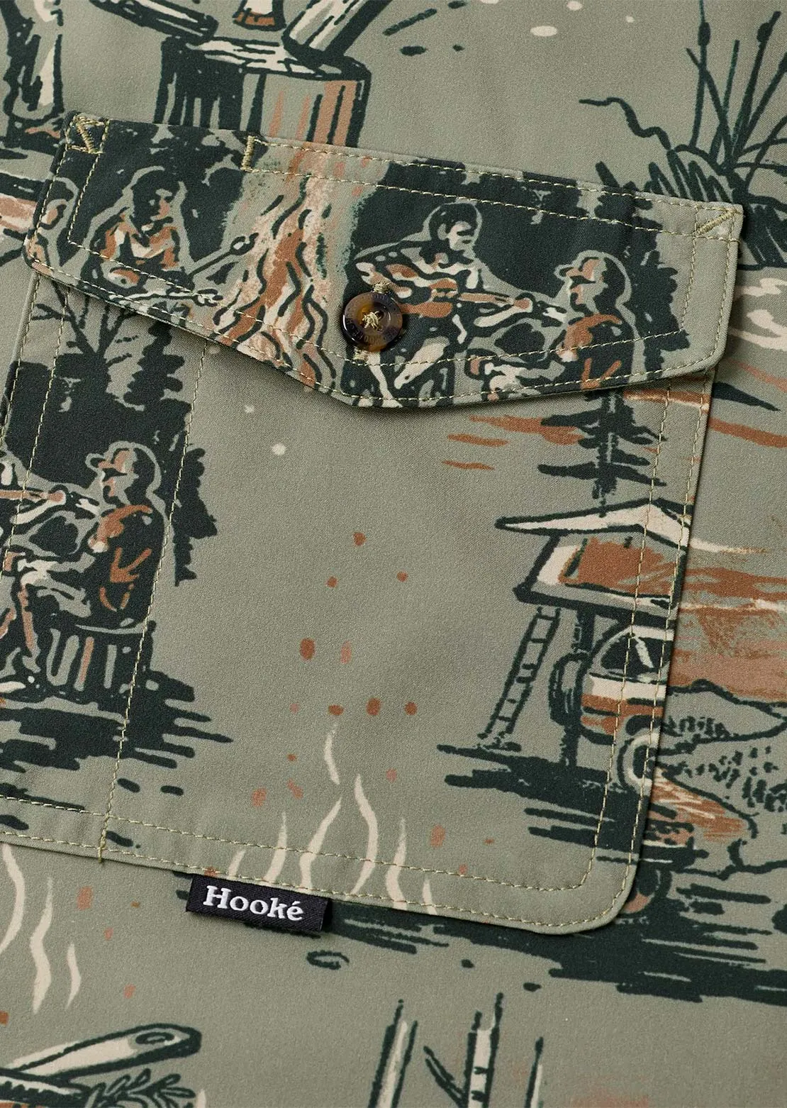 Hooké Men's Weekender Button Up Shirt sold by Prfo product image thumbnail 3