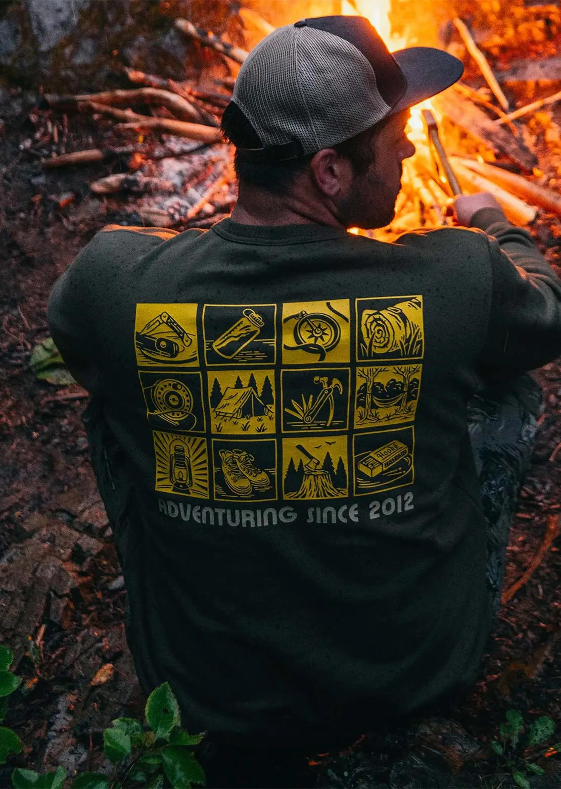 Hooké Men's Outdoor Essentials Crewneck Sweatshirt sold by Prfo product image thumbnail 3