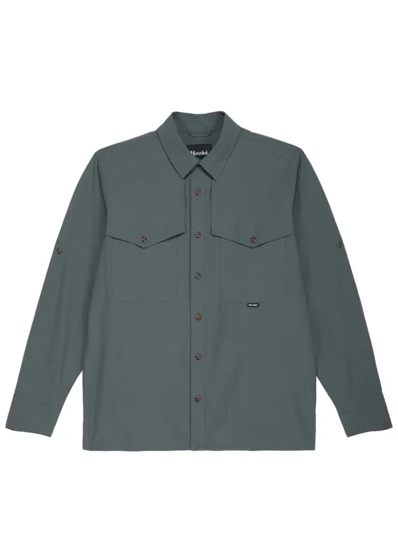 Hooké Men's Fly Fishing Button Up Shirt sold by Prfo