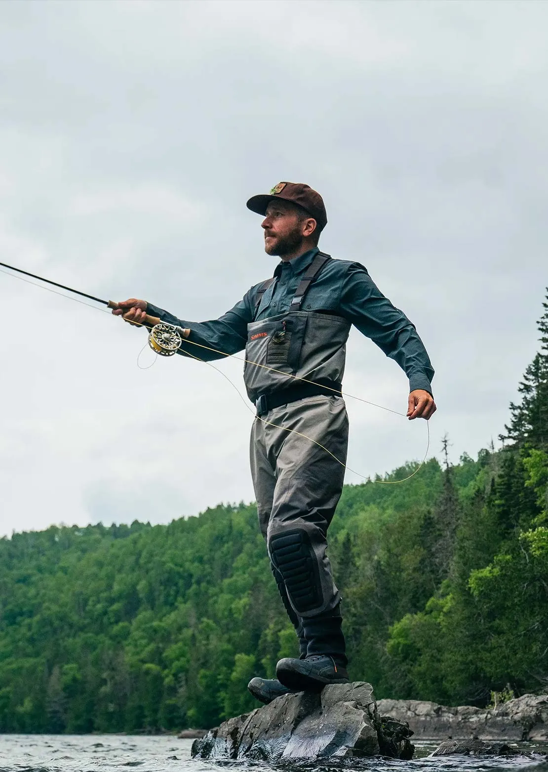 Hooké Men's Fly Fishing Button Up Shirt sold by Prfo product image thumbnail 5