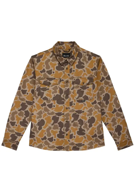 Hooké Men's Duck Camo Flannel Button Up Shirt made by Hooke