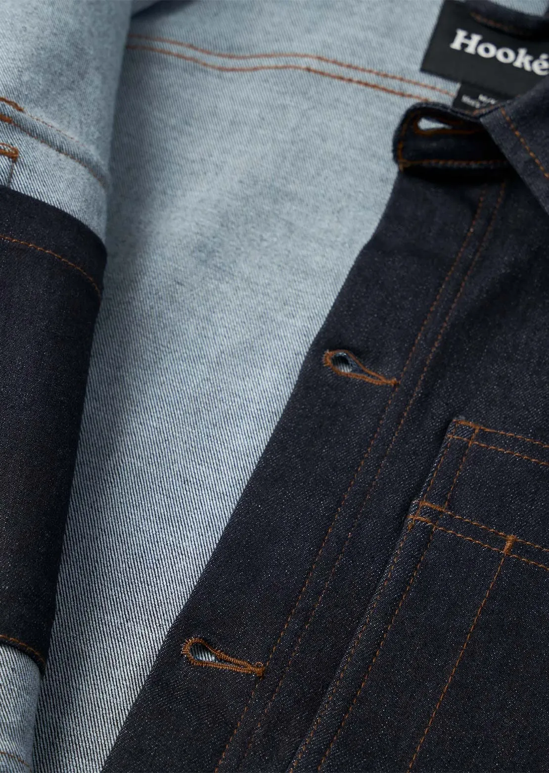 Hooké Men's Denim Trucker Work Jacket sold by Prfo product image thumbnail 3
