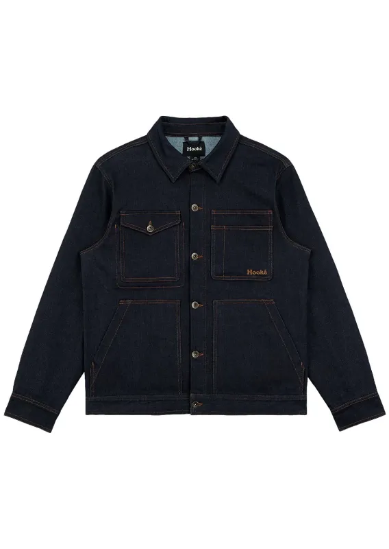 Hooké Men's Denim Trucker Work Jacket made by Hooke