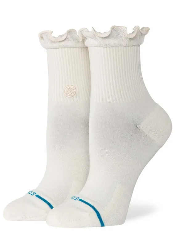 Stance Women's Ruffle Icon Quarter Socks sold by Prfo