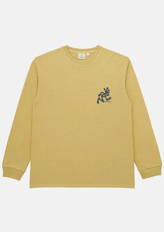 Gramicci Men's Running Man Pigment Dyed Long Sleeve sold by Prfo