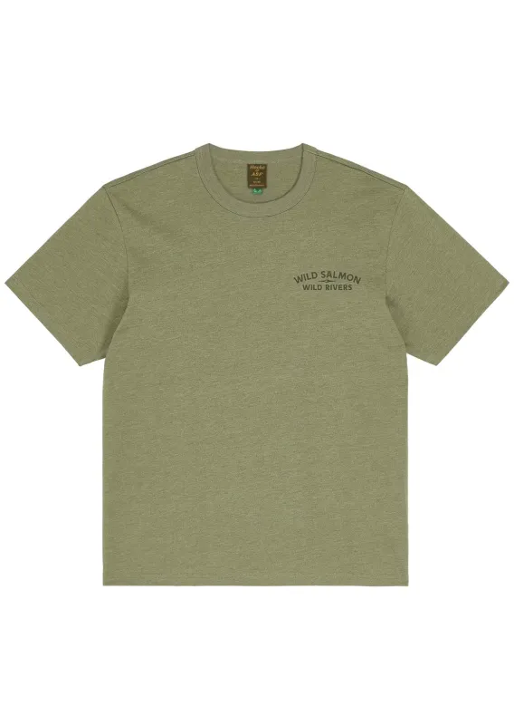 Hooké Men's Wild Salmon Wild Rivers T-Shirt sold by Prfo
