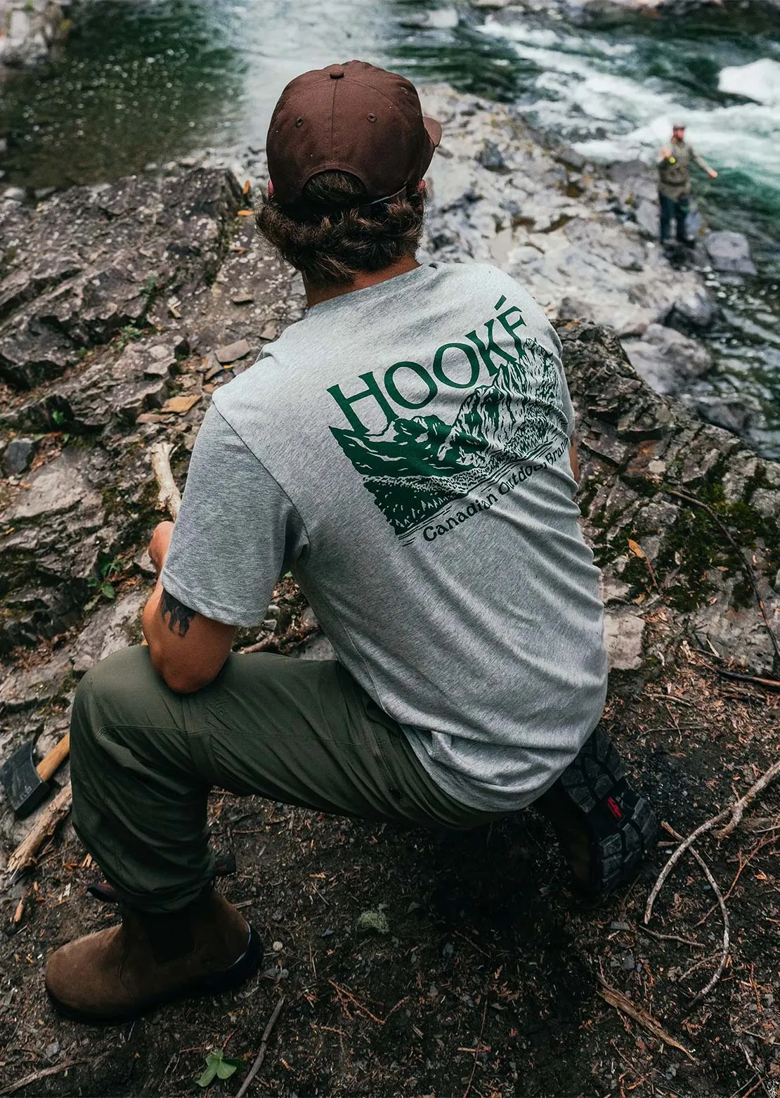 Hooké Men's Elk River Mountains T-Shirt sold by Prfo product image thumbnail 3