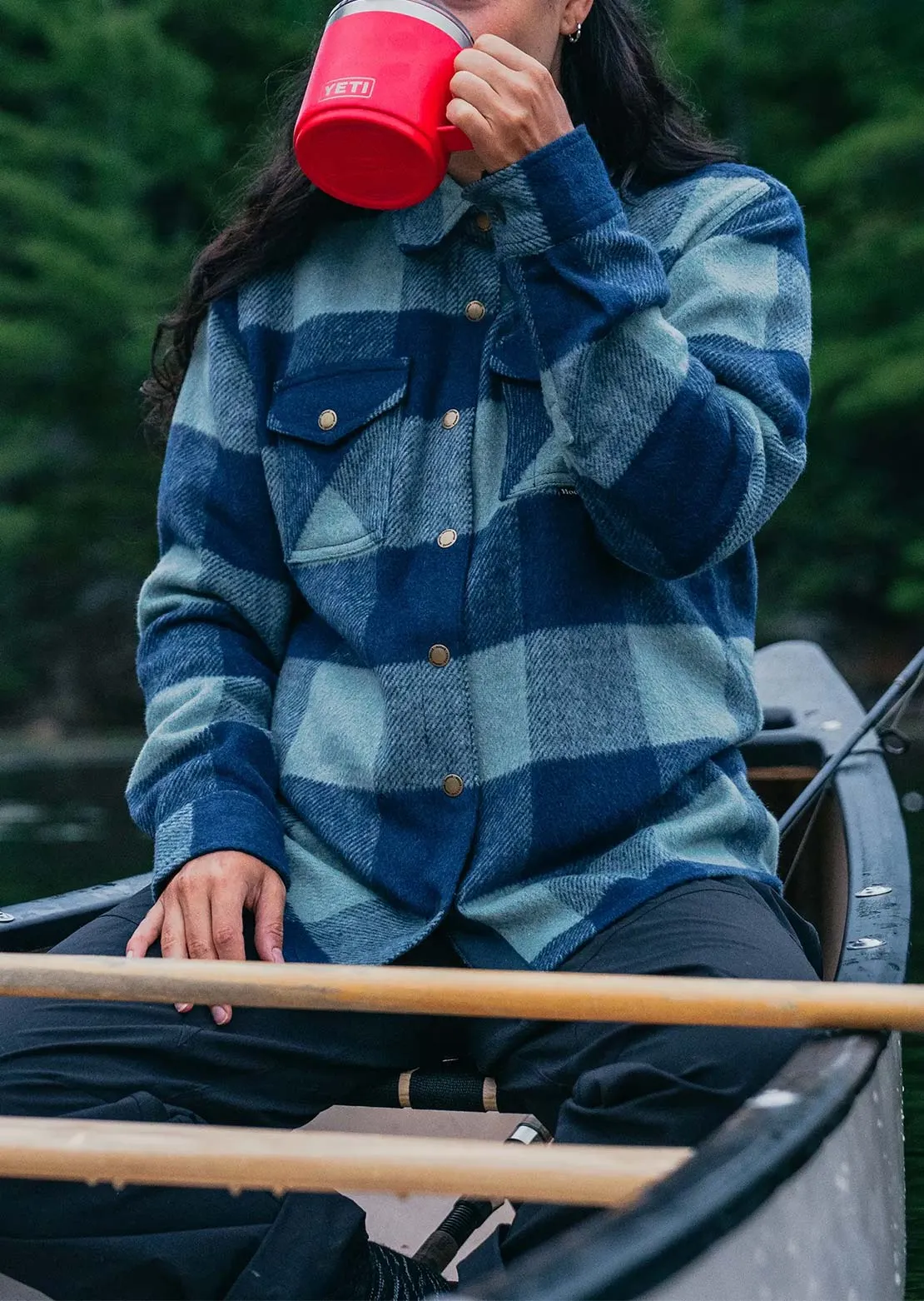 Hooké Women's Canadian Button Up Shirt sold by Prfo product image thumbnail 4