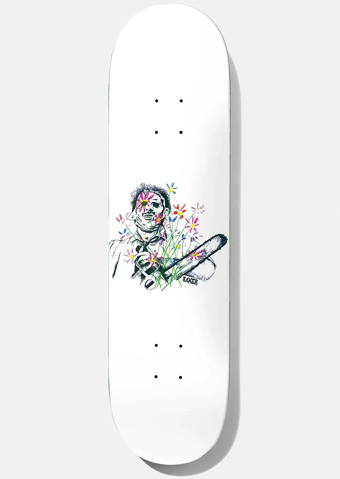 Baker Unisex CB Texas Flowers Skateboard Deck sold by Prfo