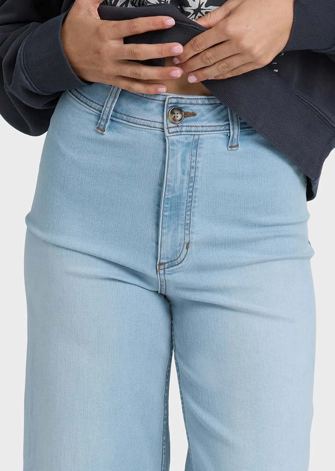 Billabong Women's Free Fall Indigo Denim Pants sold by Prfo product image thumbnail 5