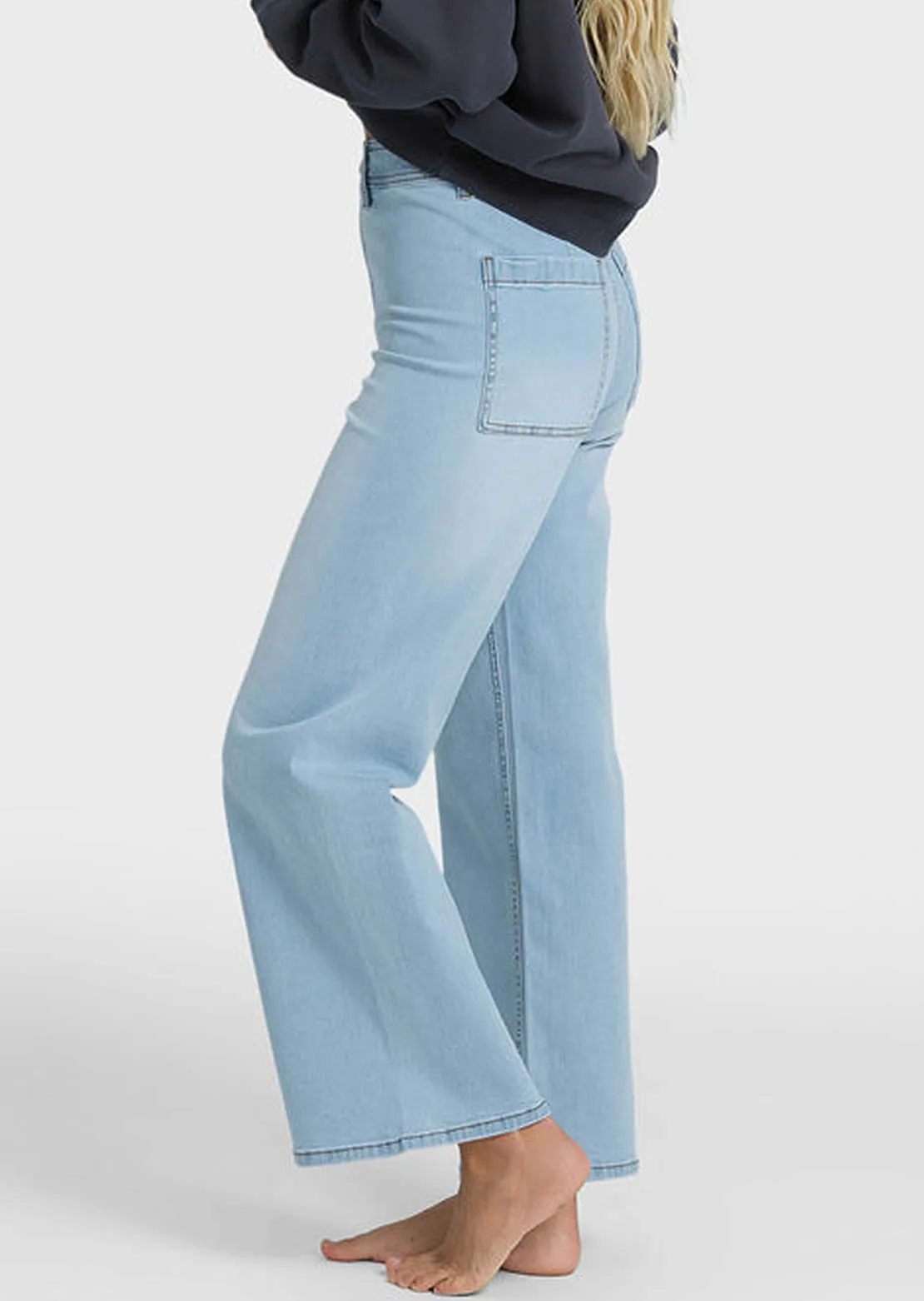 Billabong Women's Free Fall Indigo Denim Pants sold by Prfo product image thumbnail 2