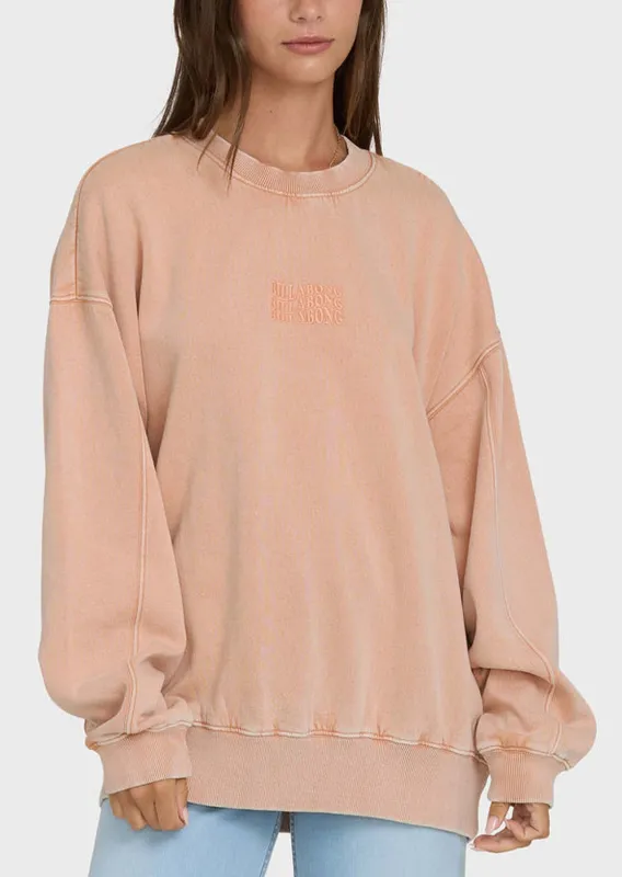 Billabong Women's Bleached Out Kendal Crew Fleece sold by Prfo