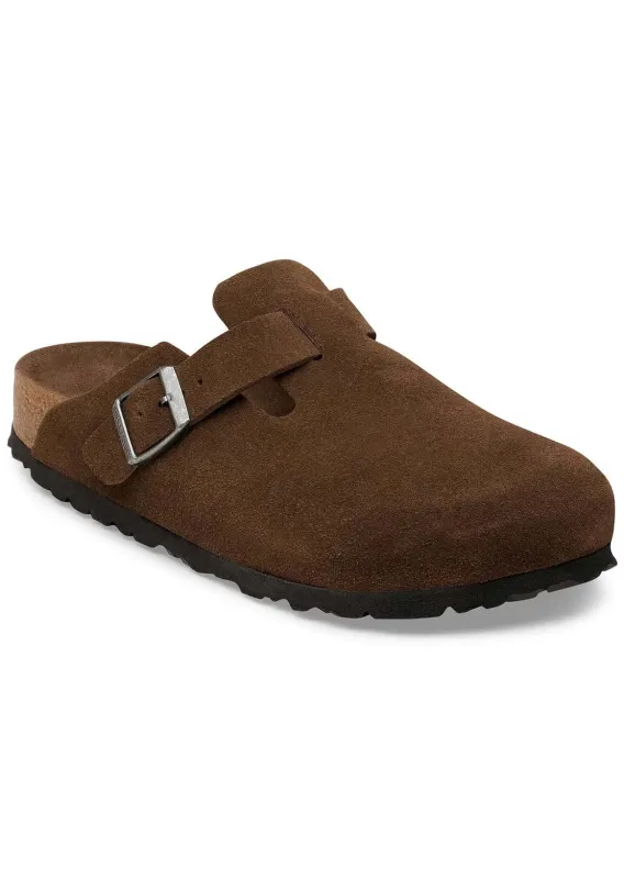 Birkenstock Women's Boston Soft Footbed Suede Narrow Sandals made by Birkenstock