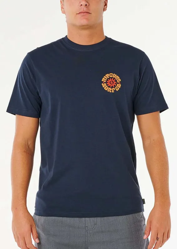 Rip Curl Men's Pacific Rinse Circle T-Shirt made by Prfo